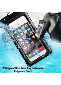 ROMIX Waterproof Dive Swim Bag Underwater Cellphone Pouch Phone Case with comb suit for 6inch smart Phone Bag, RH12